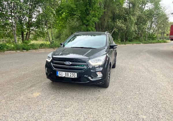 Ford Kuga cena 79900 przebieg: 97000, rok produkcji 2018 z Nysa małe 781